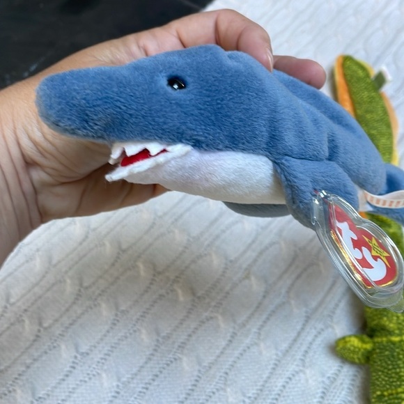 Ty beanie baby sea life bundle. Mirror, Inky & Crunch. All w tags & protectors - Picture 4 of 8